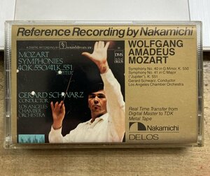 Mozart：Symphony No.40 41 Schwarz 【中古カセットテープ】 ナカミチ Nakamichi Reference Recording モーツァルト 交響曲 RD-3012