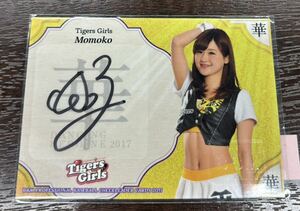 BBM チアリーダー　華　2017 Momoko tigers girls タイガースガールズ　直筆　サインカード　60枚限定　阪神