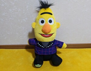 SHINee × SESAME STREET お座りBIGぬいぐるみ part2 キー KEY × バート Bert ver 中古品*シャイニー セサミストリート 人形