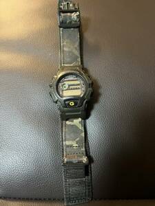 CASIO カシオ G-SHOCK DW-004 迷彩柄ベルト 電池切れ ジャンク 動作未確認