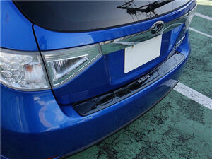 Must Sell未使用Subaru ImprezaGH2GH3GH6GH7GH8HatchbackリアBumperガード　ガーニッシュ　ブロンズブラックGenuineBumper貼りincludedけ