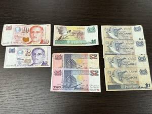 ★外国紙幣 旧紙幣 シンガポール 25ドル★DL61