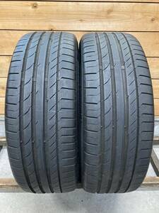 送料無料 【 コンチネンタル コンチスポーツコンタクト5 2本 】 195/45R17 18年製 夏タイヤ ノーマルタイヤ 【604057ヨ】