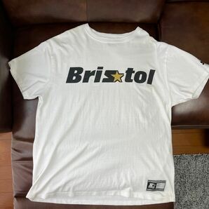 FCRB×スターター　Tシャツ　Bristol プリント　2020 ビッグサイズ　XL相当　古着　 白　M