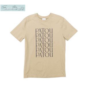 Sランク 新作 PATOU パトゥパトゥTシャツ S ベージュ オーガニックコットン '24年商品