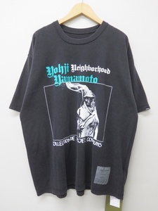 Yohji Yamamoto POUR HOMME×NEIGHBORHOOD ヨウジヤマモトプールオム/ネイバーフッド HS-T81-286 COTTON JERSEY PT SHORT SLEEVE Tシャツ