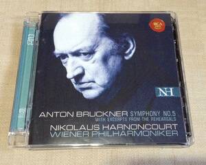 「ブルックナー：交響曲第5番」アーノンクール/ウィーン・フィル/SACD HYBRID+リハーサルCD
