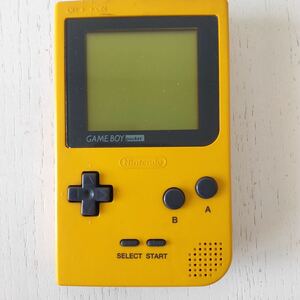 起動確認済み　ゲームボーイポケット イエロー 黄色 ポケモン Nintendo 本体 ゲームボ