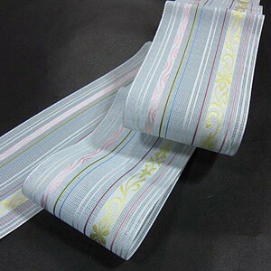  summer thing new goods silk men's * genuine . front Hakata woven . man's obi Inoue silk woven quality product Ⅷ