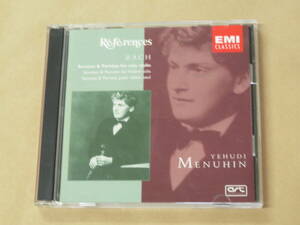 Bach：Sonatas & Partitas for Violin　/　YEHUDI MENUHIN（ユーディ・メニューイン）/　輸入盤CD　2枚組
