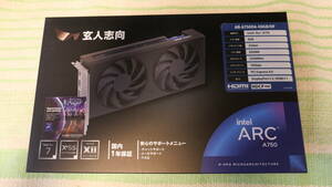 玄人志向 Intel Arc A750 AR-A750D6-E8GB/DF/PCI Express 4.0 グラフィックスボード