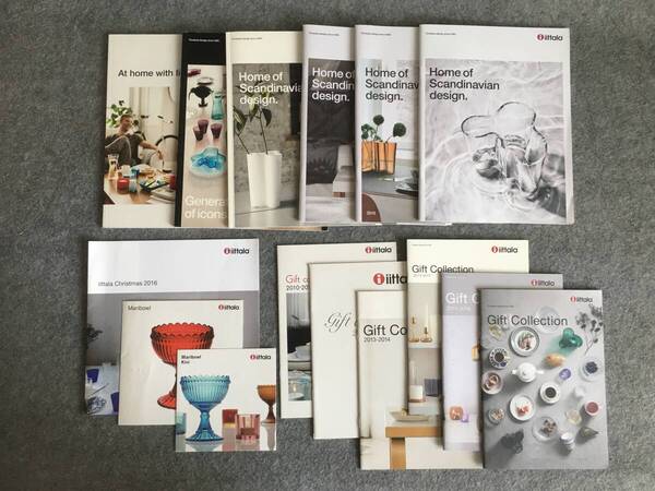 送料込 即決 非売品 イッタラ アラビア カタログ 12冊+3冊 日本版 iittala arabia