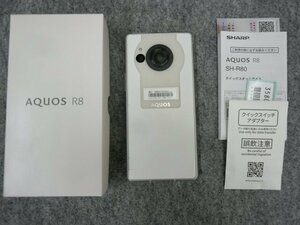 @【未使用品】 SIMフリー シャープ AQUOS R8 SH-R80 クリーム(W) 256GB スマートフォン スマホ アクオス