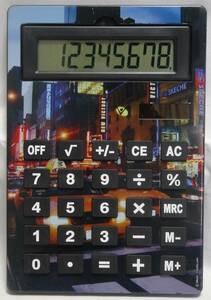  large size. calculator operation goods solar panel attaching 