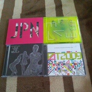 Perfume パフューム JPN LEVEL 3 LOVE THE WORLD 初回限定盤 CD+DVD 直角二等辺三角形TOUR DVD 2枚組 アルバム ライブ セット 4枚