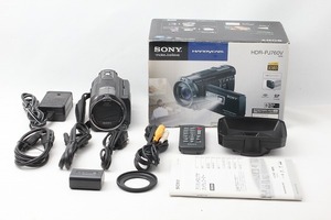 ◆超極上美品◆SONY ソニー HDR-PJ760V ブラック デジタルビデオカメラ 付属品完備 元箱◇M44814