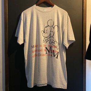 ビンテージ ヴィンテージ ディズニー disney ミッキー mickey 半袖 Tシャツ グレー 90s 90年代 USA製