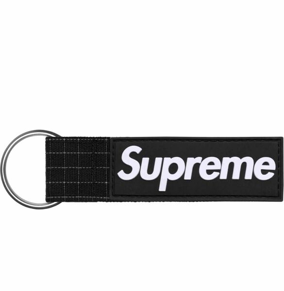 Supreme Ripstop Keychain "Black"