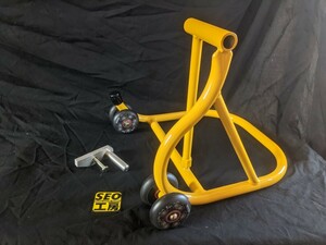 [SEO atelier ] scooter for maintenance stand 4 cycle Jog (sa36j.sa39j) cycle Vino (sa37j) car body side bracket attaching yellow 