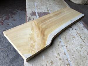 送料無料！【U504E】榧 760×～228×28㎜ カヤ 乾燥材 木工 DIY 材木 天然木 無垢材《銘木すずめや》