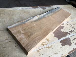 送料無料！【U597F】ケンポナシ 597×～193×45㎜ 玉杢 極上杢 乾燥材 木工 DIY 材木 天然木 無垢材《銘木すずめや》