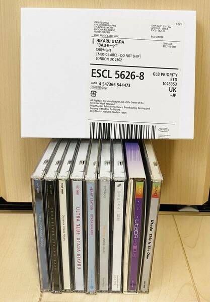 ■送料無料■ 宇多田ヒカル & Utada CD オリジナルアルバム 全10枚セット 初回盤