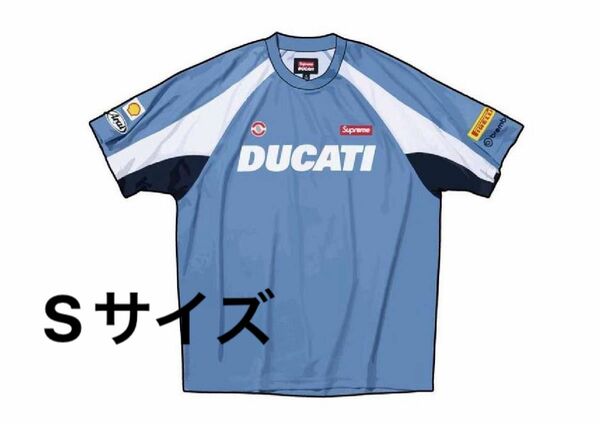 Supreme x Ducati Soccer Jersey "Blue" Sサイズ 