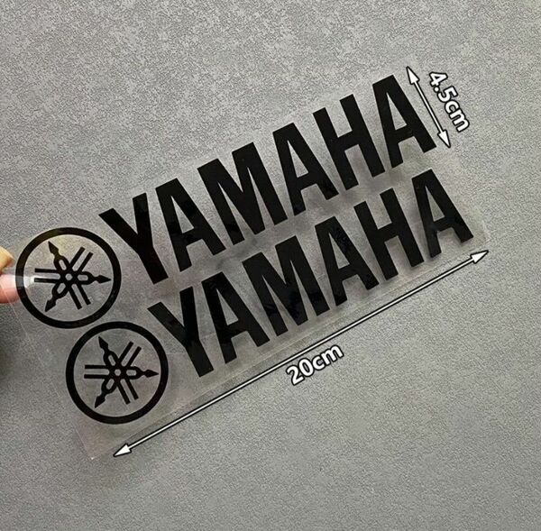 色:黒★　防水反射 Yamaha Bike Stickers ヤマハ / バイクステッカー / デカール