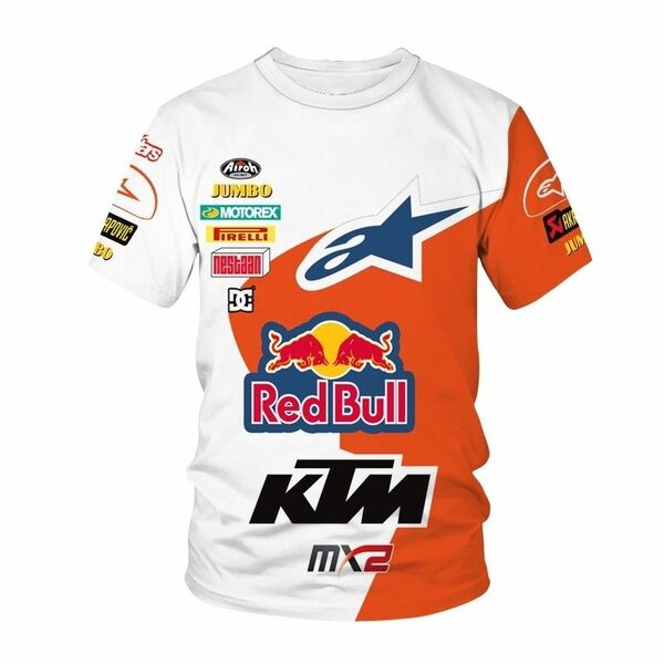 KTM レッドブル Tシャツ /★ サイズ : L★ / スポーツウエア スポーツTシャツ Redbull バイクウェア