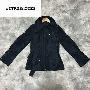 【美品】CITRUS NOTES シトラスノーツ ダウンジャケット ネイビー