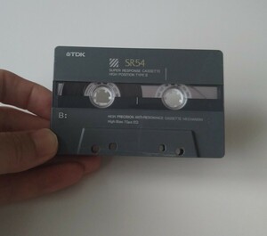 USED/80年代後期当時物 TDK High Biass SR54 テープ 54分 HIGH POSITION TYPE II