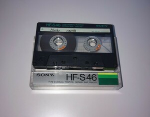 USED/80年代年当時物 SONY HF-S 46 ノーマルテープ 46分 TYPE I