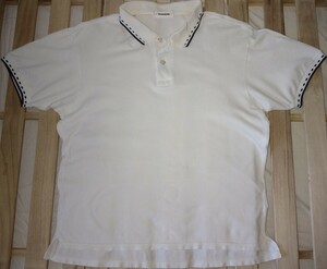 80年代後期当時物 DOMON 鹿の子ポロシャツ サイズM or L(実寸を参照下さい) 綿100% 日本製 ドモン ビンテージDCブランド オールドスクール