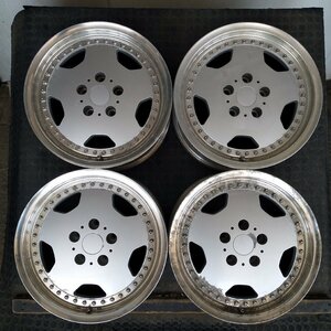 管理番号：A5-155【４本価格】【16x8J 5x114.3 ET+45 ハブ73】ドレスアップホイール・店頭引取可能・適格請求書発行可能