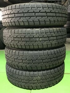 管理番号：C6-1-2●【送料無料！4本セット】165/80R13 Toyo GARIT GIZ 2021年製 山あり /冬タイヤ/適格請求書発行可能