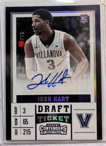 1円スタート　Josh Hart ジョシュハート2017-18 Panini contenders ドラフトピック ルーキー直筆サイン