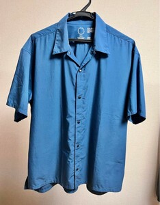 山と道 バンブー/Bamboo Short sleeve Shirt XL 紺