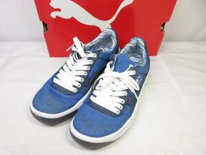  unused goods [ Puma PUMA] 360168 02 GV Special Denim sneakers low cut shoes ( lady's ) size22.5 blue group #30LZ4542#