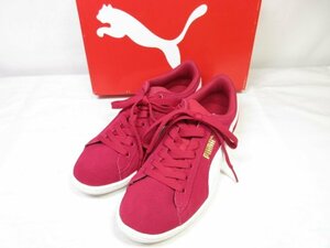 未使用品 【プーマ PUMA】 35671403 スエードレザー スニーカー ローカット 靴 (レディース) size22.5 ピンク系 ■30LZ4541■