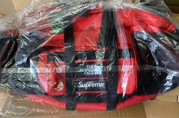 Supreme 18FW The North Face Leather Mountain Waist Bag 赤