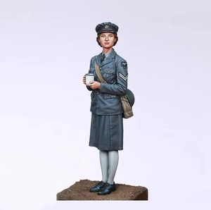 イギリス空軍 WAAF 女性兵士 1/35スケール 外国人 女性兵 フィギュア レジン 樹脂模型 兵士 ミリタリー 未塗装 未組み立て キット H785