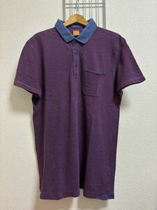 [HUGO BOSS] Hugo Boss polo-shirt with short sleeves purple series 0240531-158