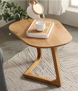新入荷☆ サイドテーブル 家具 コーヒーテーブル リビングテーブル スタイリッシュ おしゃれ ソファテーブル/ウッドカラー