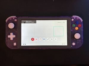 Nintendo Switch Lite スイッチライト ニンテンドースイッチライト 任天堂 クリアパープル　動作OK