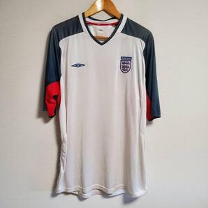 アンブロ イングランド代表 サッカーシャツ ウェア 半袖 XL UMBRO 白