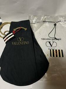 未使用当時物VALENTINOバレンチノ巾着バック5000円スタート！