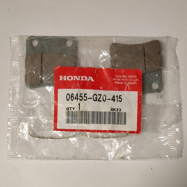 HONDA(ホンダ)純正部品 品番06455-GZ0-006 パツドセツト(パッドセット)、フロント NISSIN製 日本製