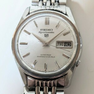 SEIKO 6619-7070 SEIKO Sportsmatic 5 セイコースポーツマチック 5 シルバー文字盤 21石 デイデイト 6619-7070 純正ベルト 稼働品 現状品