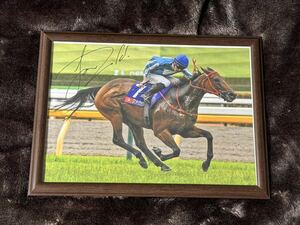 [ horse racing romance сhick Warrior je-mz* McDonald's with autograph A4 photograph proof . have ]ru mail ... island ...ru mail horse ticket 
