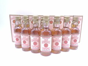 8本セット OLD KENTUCKY 13YEARS オールドケンタッキー 13年 50ml 94PROOF ミニボトル 箱 古酒 未開栓 X272668